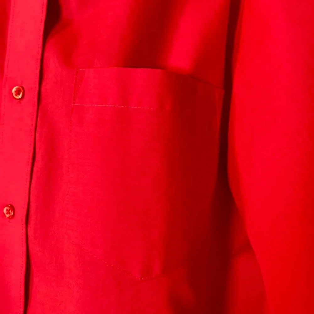 Foxcroft Red Wrinkle-Free Shirt - Picture 2 of 8